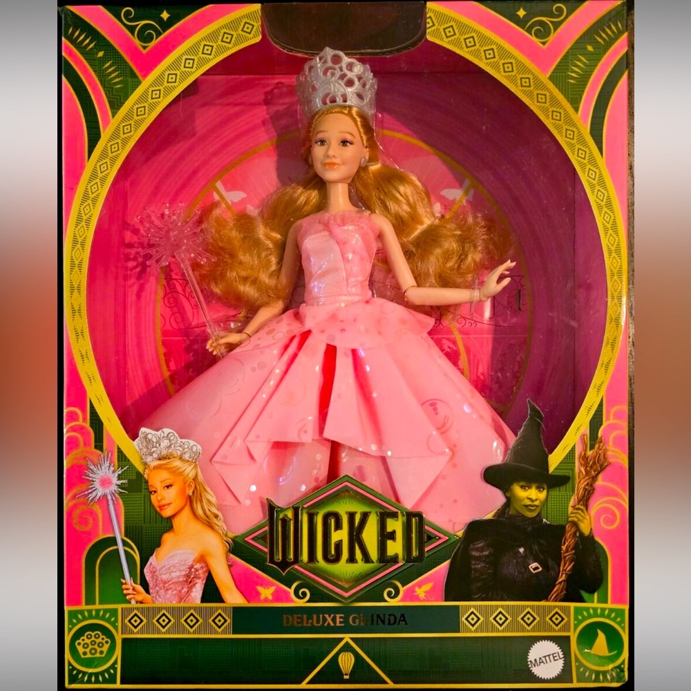 MATTEL Wicked Movie Deluxe Glinda Fashion Doll RECALL ERROR MISPRINT URL RARE!